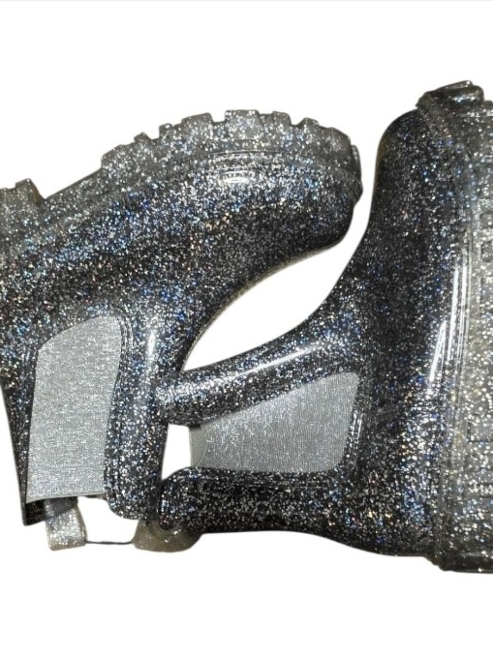 Sparkly Platform Chelsea Boots Size 7